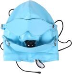 BDSM Blue Leather Head Masks with Detachable Eye Mask，PU Leather,With Mouth Gag,Adjustable Straps,For Use In BDSM Games - Image 5