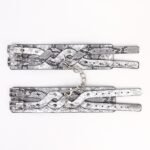 BDSM Alligator Pattern Handcuffs & Ankle Cuffs, PU Leather Material, Restraint Sex BDSM Toys, SM Fetish Toys for Couples Role-Play - Image 3
