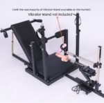 BDSM Sex Bondage Split Leg Sex Chair With Sex Machine And Vibrator Wand Stand - Image 2