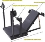 BDSM Sex Bondage Split Leg Sex Chair With Sex Machine And Vibrator Wand Stand - Image 4