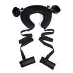 BDSM Adjustable Handcuffs and Ankle Cuffs Set with Sponge Padding, for Adult BDSM Games, Restraint Training Toys