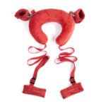 BDSM Adjustable Handcuffs and Ankle Cuffs Set with Sponge Padding, for Adult BDSM Games, Restraint Training Toys - Image 3