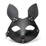 BDSM Women Cat Fox Bunny Leather Masks Masquerade Mask for Cosplay,Halloween,Couples'Role-Play - Image 2