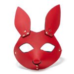 BDSM Women Cat Fox Bunny Leather Masks Masquerade Mask for Cosplay,Halloween,Couples'Role-Play - Image 3