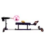 BDSM Restraint Chair With Sex Machine,With Wrist cuffs,Ankle cuffs,Necks Cuffs,Height-Adjustable,Carbon Steel For Men, Women and Adult Couples. - Image 2