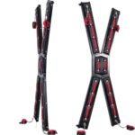 BDSM Bondage Frame, X-Frame Design For Couples'Role-Play,Bondage Stand and Wall-Mountable, Constructed From Carbon Steel And Leather
