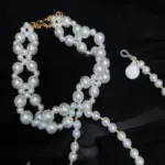 BDSM Pearl Necklace With Pearl Nipple Clamps,Nipple Clips for Adult Play Adjustable Clamps with Chains Stimulates Women, Sensory Game Play Adult Toys - Image 3