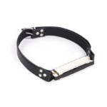BDSM Harmonica Mouth gag , PU Leather Gag toy, Mandatory Mouth Opening Restraint toy, For Bondage Games And BDSM Role-Playing - Image 2