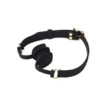 BDSM Adjustable Built-in Discreet Gag, Silicone And PU Leather, Adult Gag Ball For Sexual Games, For Use in BDSM play
