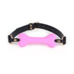 BDSM Dog Bone Bondage Silicone Leather Dog Bones Gag Mouth Pet Bone Bite Ball Gag BDSM Fetish Slave Restraints Sex Toys - Image 2