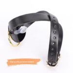 BDSM Pacifier Gag With Nipple Clamps Set, PU Material, For Adult Forced Mouth Opening Play, BDSM Discipline games, And Adult sex toys - Image 2