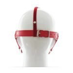 BDSM PU Leather Ball Gag and Blindfold Set, Adjustable Straps, For Adult Sex Toys, BDSM Discipline Games, And Couples Role-Playing. - Image 3