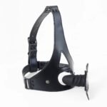 BDSM Leather Horse Headgear,With Mouth Gag,Soft And Easy Clean For Couples'Role Play - Image 2