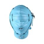 BDSM Soft PU Leather Mask Full Head Cover,Sex Hood With Breathable Hood,For Couples'Role-Play