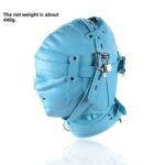 BDSM Soft PU Leather Mask Full Head Cover,Sex Hood With Breathable Hood,For Couples'Role-Play - Image 2