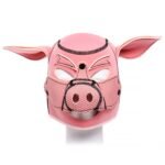BDSM Pig Head Masks That Have Eyes Hollow Out,For Couples' Discipline Games And Role-Play,Diving-Grade Materials