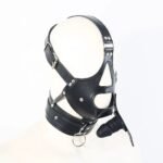 BDSM Horse Type Headgear,With Mouth Gag,Adjustable Straps And Pu Leather For Cosplay Games - Image 3