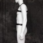 BDSM Men's Body Chest Harness Belt Strap, PU Leather Punk Harness Belt with Adjustable Buckles, Cosplay Costume Nightclub Clubwear Party Club Masquerade Fetish Bondage - Image 2