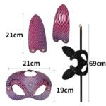 BDSM Cat Rabbit Mask for Women - Masquerade Bunny Face Mask for Night Club & Cosplay&SM Games - Image 2