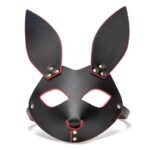 BDSM Women Cat Fox Bunny Leather Masks Masquerade Mask for Cosplay,Halloween,Couples'Role-Play
