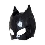 BDSM Lacquer Leather Mask,CatWoman-Style With Eye Cut-Outs,For SM Games,Cosplay Partys And Couples'Role Play - Image 2