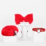 BDSM Fox Tail Anal Plug, Headwear, and Collar Three-Piece Set. Adult Role-Play Toys, Cute Sex Toys Available In Multiple Colors. - Image 4