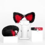 BDSM Fox Tail Anal Plug, Headwear, and Collar Three-Piece Set. Adult Role-Play Toys, Cute Sex Toys Available In Multiple Colors. - Image 3