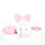 BDSM Fox Tail Anal Plug, Headwear, and Collar Three-Piece Set. Adult Role-Play Toys, Cute Sex Toys Available In Multiple Colors. - Image 2