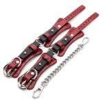 BDSM Crocodile-Textured 7-Piece BDSM Restraint Set, made of PU leather, For adult sexual game toys and BDSM bondage gear. - Image 3