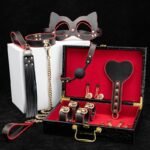 BDSM Genuine Leather 8 Pcs Adult BDSM Sex Toys for Men Women and Couples. Sex Bondage BDSM kit Restraints. - Image 2