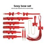 BDSM Bondage Leather 5 Pcs Sets,Restraint Kits for Women and Couples'Role-Play