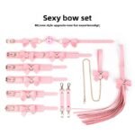 BDSM Bondage Leather 5 Pcs Sets,Restraint Kits for Women and Couples'Role-Play - Image 2