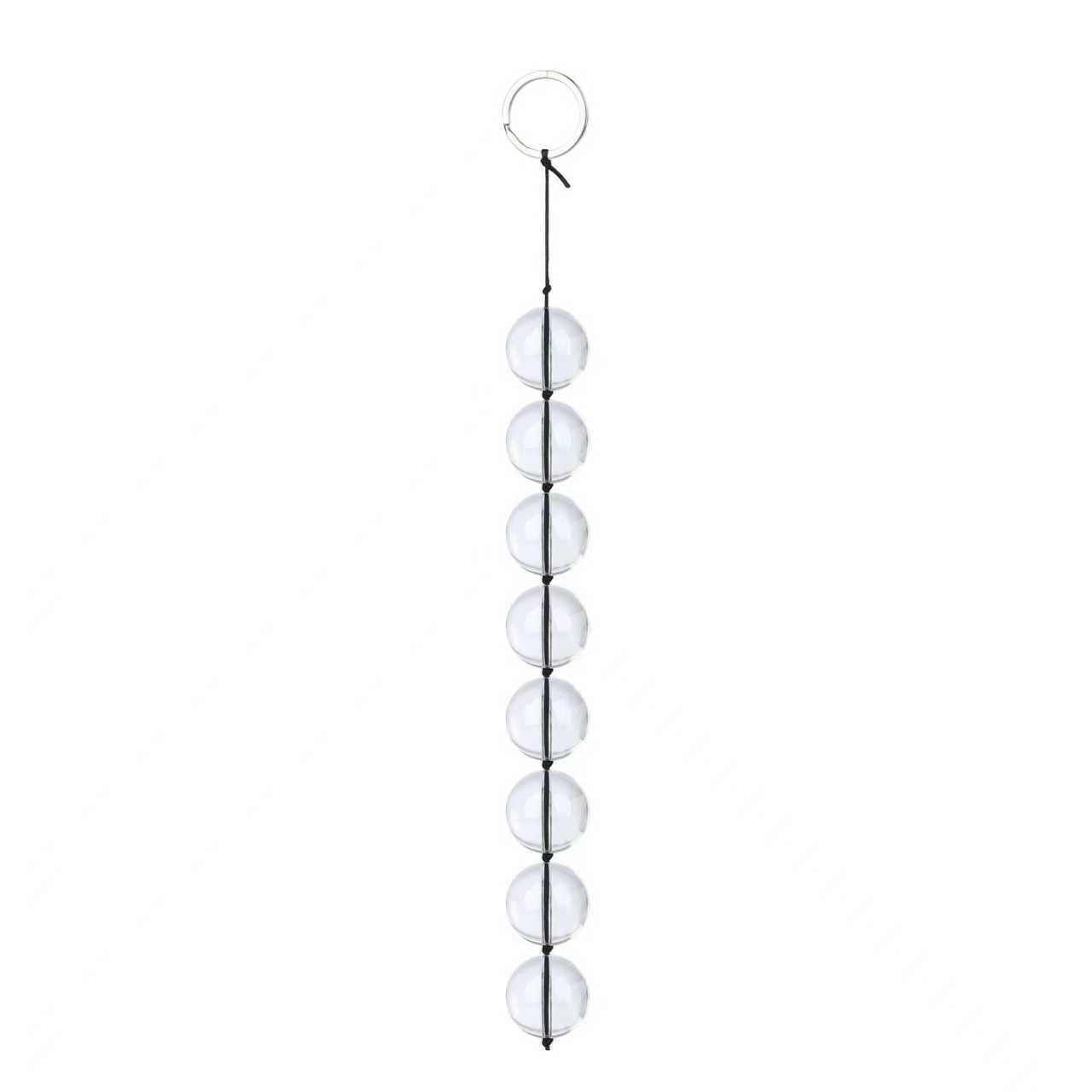 肛塞002 BDSM Crystal Clear Anal Beads Plug,For Adult Sexual Games And Anal Toys - Image 1