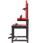 BDSM Bondage Queen Chair,Power Exchange Game,Integrated Restraints For Wrists, Legs, Ankles, And Head,Carbon Steel And Leather - Image 2