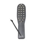 BDSM Spanking Paddle for Sex Leather SM Tool with Safe Rivet Sex Paddle for Extra Sensation Flirt Paddle Sex Restraint Bondage Adult Sex Paddle with Unique Design for Couple/Women
