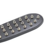 BDSM Spanking Paddle for Sex Leather SM Tool with Safe Rivet Sex Paddle for Extra Sensation Flirt Paddle Sex Restraint Bondage Adult Sex Paddle with Unique Design for Couple/Women - Image 4