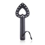 BDSM Pink Sexual Heart Spanking Paddle,Rivet Design,11.6 inch Faux Leather Wide Paddles Sex Toys for Adults Role-Play - Image 3