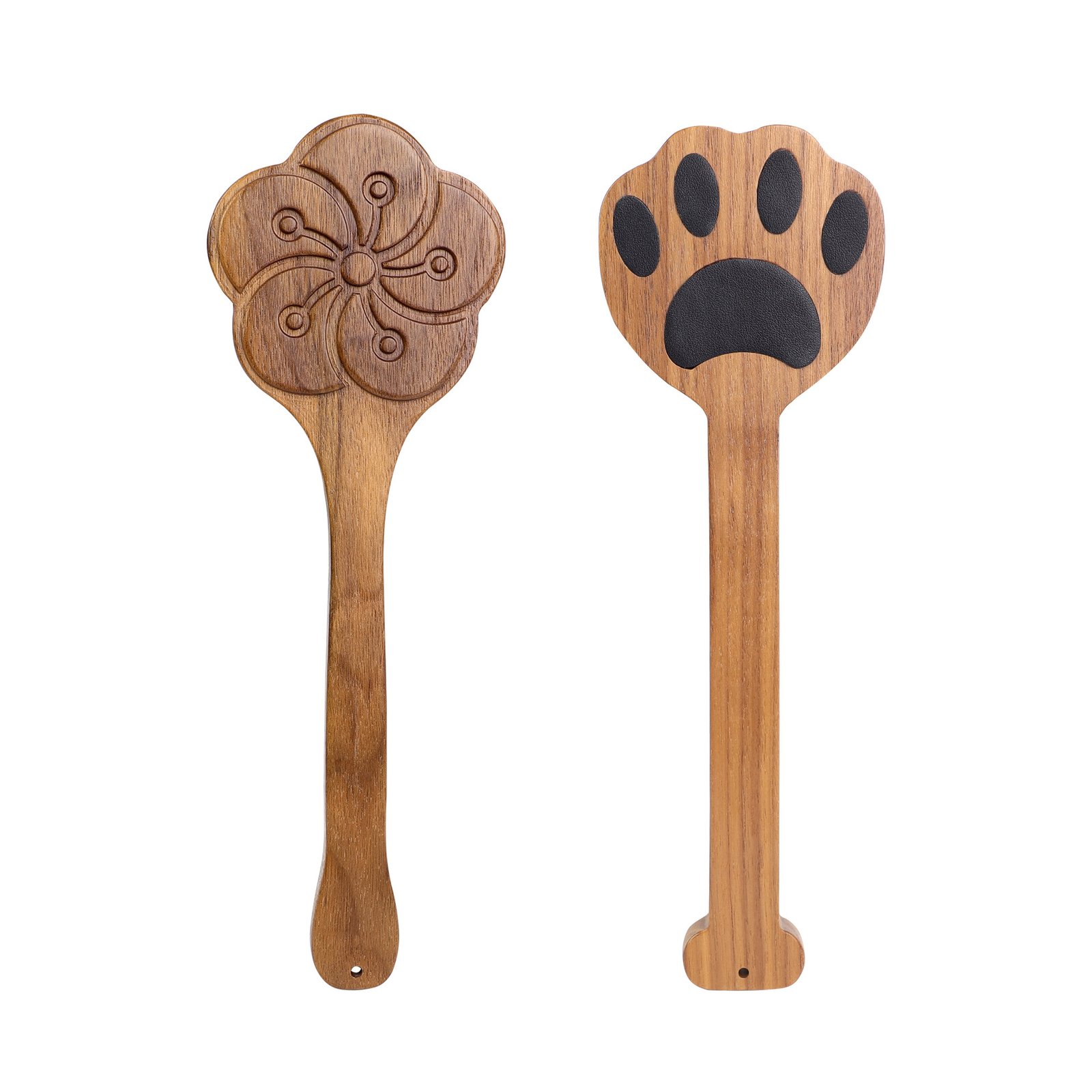 拍子009 BDSM Walnut Wood Paddle,10.24 Inch,Hand-Carved,Sex Toys For Sex Play&Spanking Games - Image 1