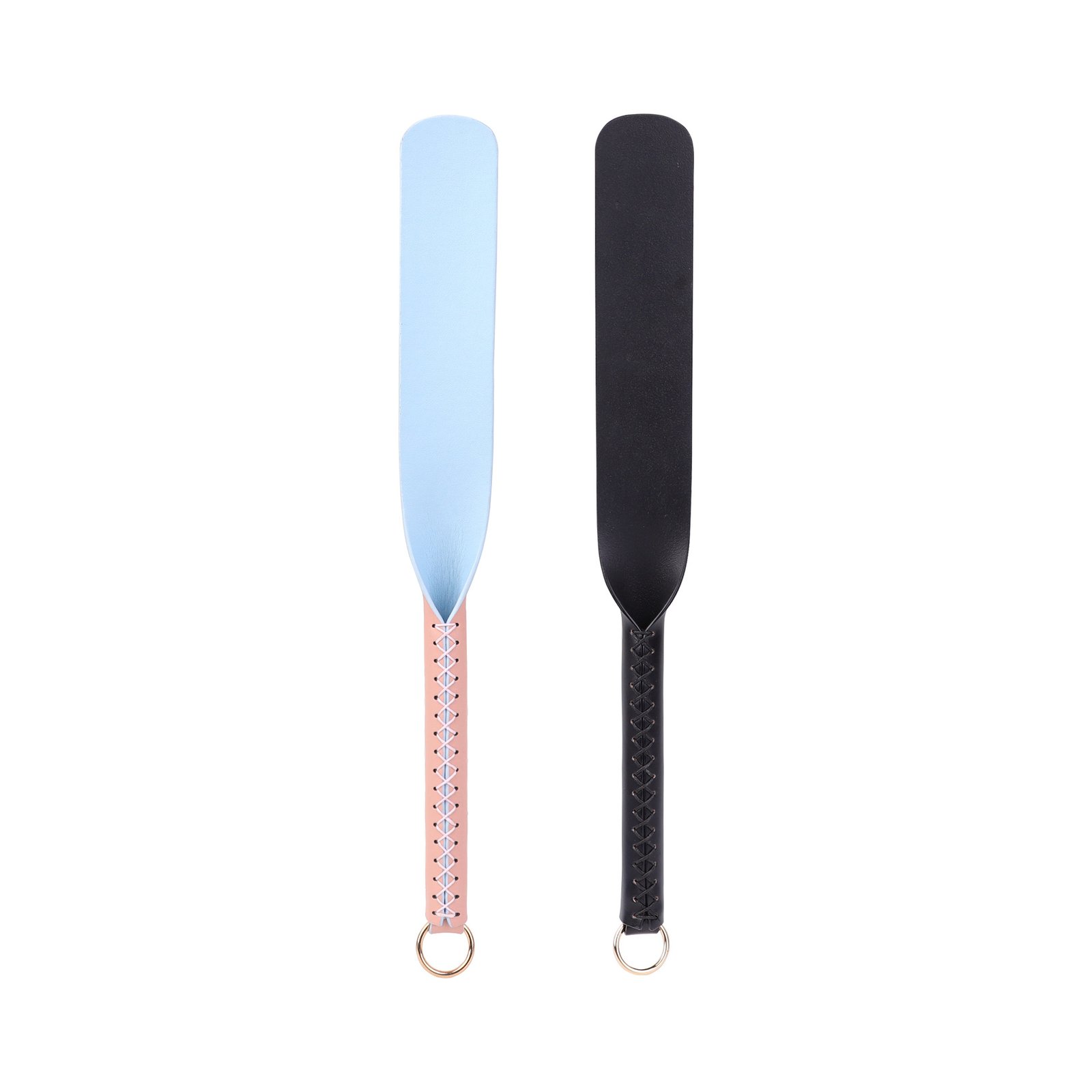 拍子011 BDSM Genuine Leather Paddle,Macaron Colors,18.11 Inch Sex toys For Bedrooms Games,Couples'Role-Play - Image 1
