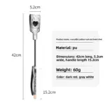 BDSM Crocodile Pattern Leather Paddle,Hollowed-Out Heart,Sex Bondage Toys For Spanking,Adult Games - Image 4