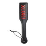 BDSM XOXO/SLAVE/BITCH Spanking Paddle for Adult Sex Toys, 12.8inch Faux Leather BDSM Paddle for Sex Play