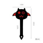 BDSM Little Devil Acrylic Paddle,Sex Spanking Toys,SM Games Tools For Couples'Role-Play