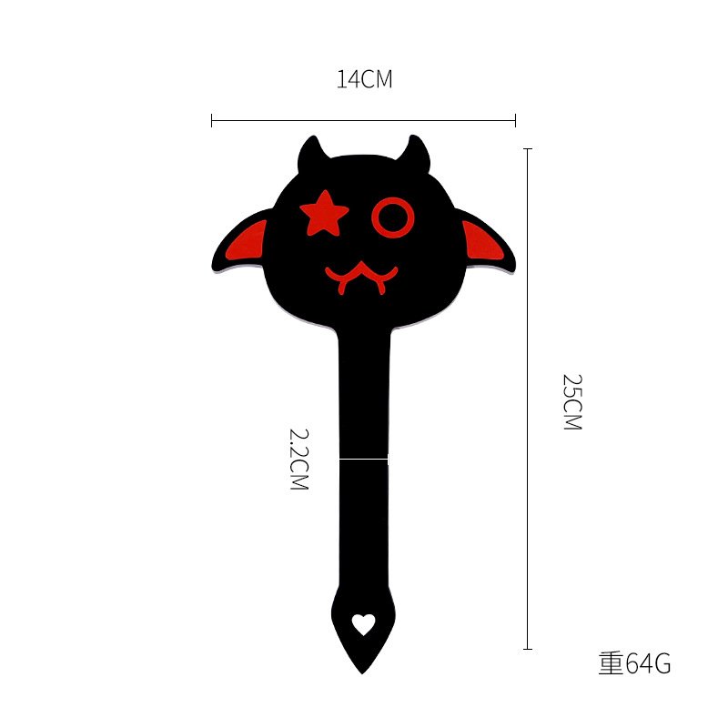 拍子023 BDSM Little Devil Acrylic Paddle,Sex Spanking Toys,SM Games Tools For Couples'Role-Play - Image 1