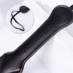 BDSM Spanking Paddle, BDSM Sexual Abuse Double Hand Clap Porn Whip for Adult Couples Games, Artificial Leather Sex Toy Suitable for Role Play Bed Bondage Sex Play - Image 5