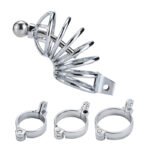BDSM Metal Chastity Cage for Men Chasity Device Male Penis Cages for Adult Sexual BDSM Cockcage Slave Punish - Bondage Sex Toys for Couples