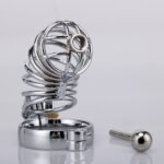 BDSM Metal Chastity Cage for Men Chasity Device Male Penis Cages for Adult Sexual BDSM Cockcage Slave Punish - Bondage Sex Toys for Couples - Image 2