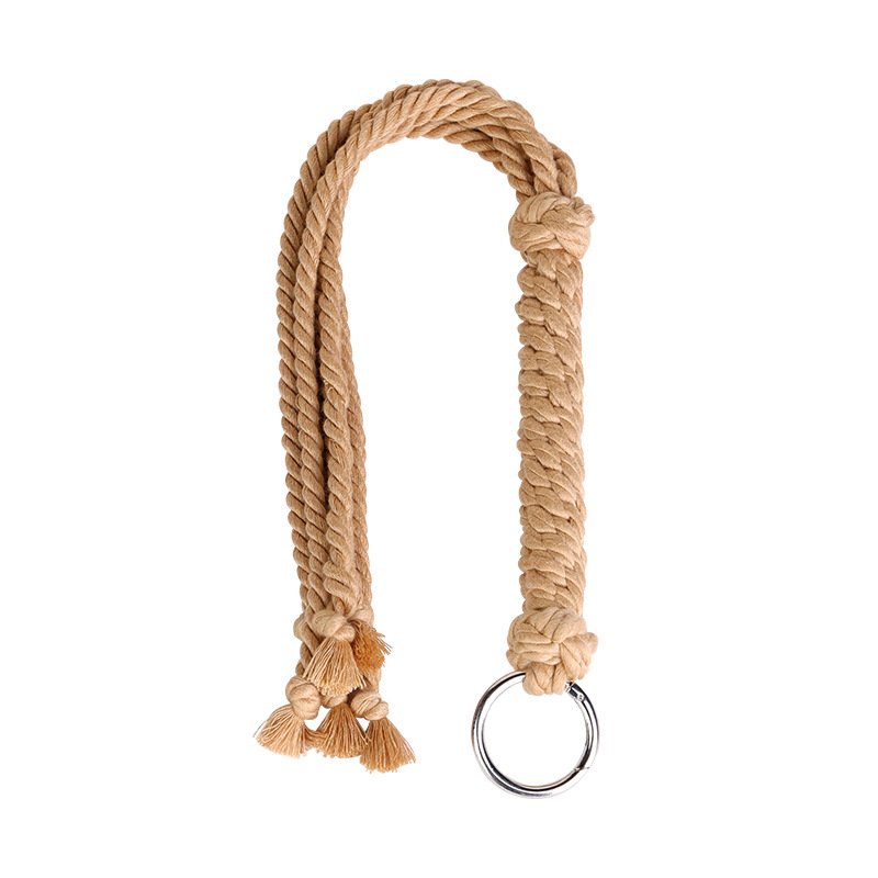 鞭子005 BDSM Handwoven Cotton Rope Whip,Fetish Adult Sex Toy,Impact Play Toy For Spanking. - Image 1