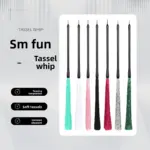 BDSM Tassel Flogger,Multiple Color Options,PVC Material,For Adult Sex Games