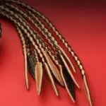 BDSM Golden Nine-Tail Whip,Sex Play Slut Spanking Paddle and Bondage Restraints Flogger SM Whip for Adults Games Couples - Image 3