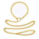 BDSM 31.89 Inches, Punk Style Metal Chain Leash, Sexy Choker, Restraint Sex Toys for Adults' Cosplay,SM Games